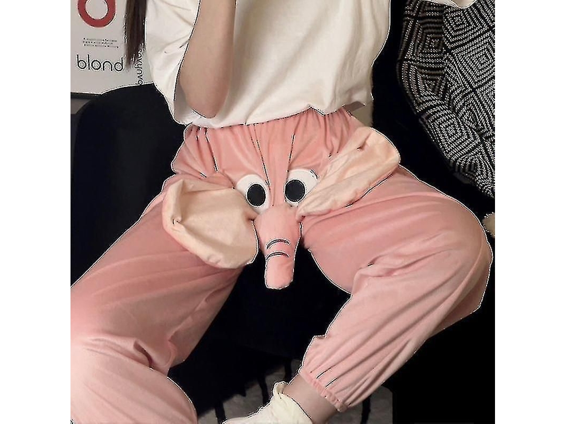 2026-pantalones De Pijama De Elefante Con Trompa Para Hombres Estilo Casual Y Divertido