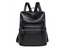 Mochila de viaje para mujer, en piel sintética suave, 33 x 22 cm, color negro, Hexinyigjly