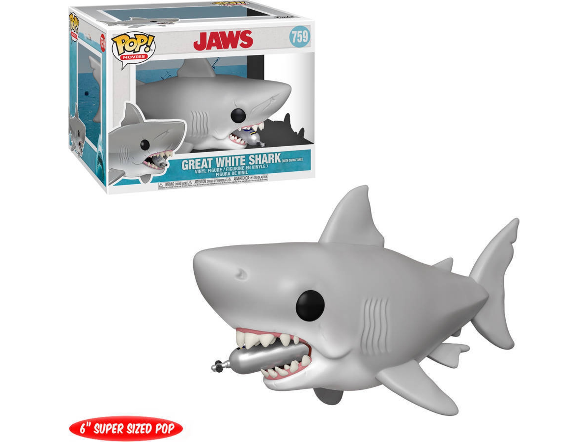 POP MOVIES: JAWS - JAWS W/DIVING TANK
