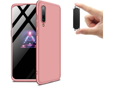 Carcasa y Soporte Xiaomi Mi 9 Slim armor 360º Rosa