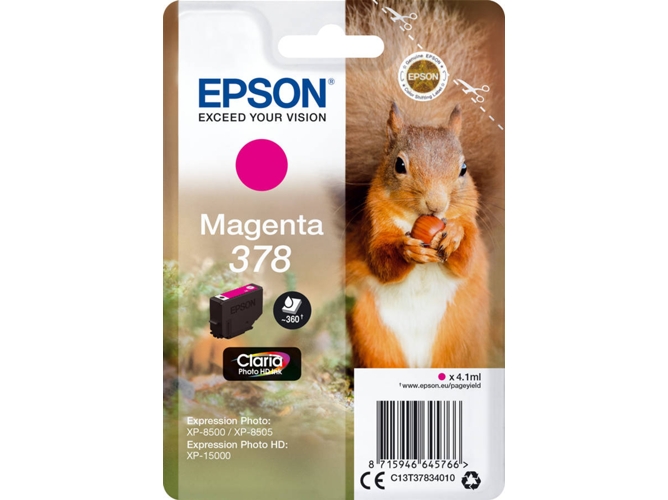Cartucho de tinta EPSON 378 - C13T37834020