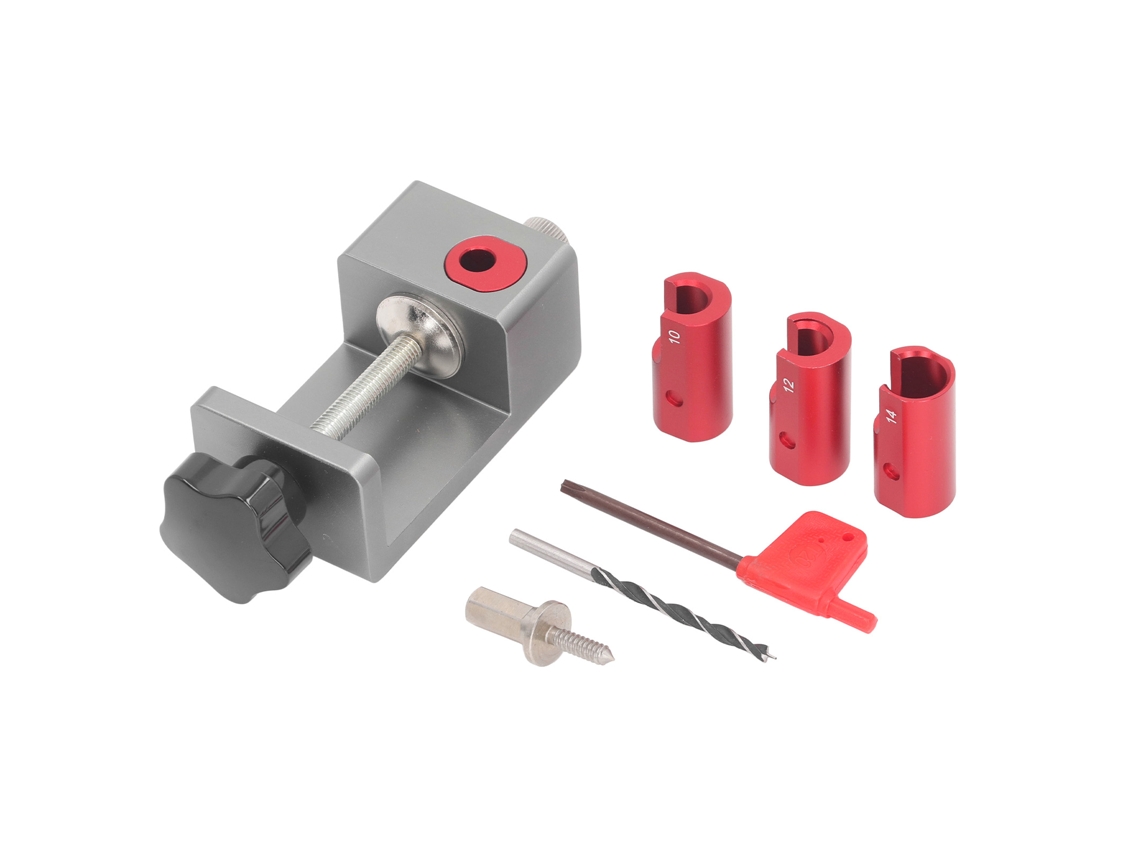 Kit De Torneado Para Taladro Eléctrico Con 4 Tacos Redondos De Madera De 8-14 Mm.