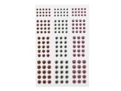 2026rebe-ojos De Pescado Artificial 3d 183pcs Para Anzuelos De Pesca Y Manualidades Talla 1