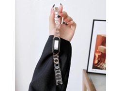 Pulsera de resina con marco metálico para Xiaomi Mi Band 5/6