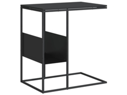 Mesa auxiliar en madera negra Derivados MAISON EXCLUSIVE 55x36x59,5 cm