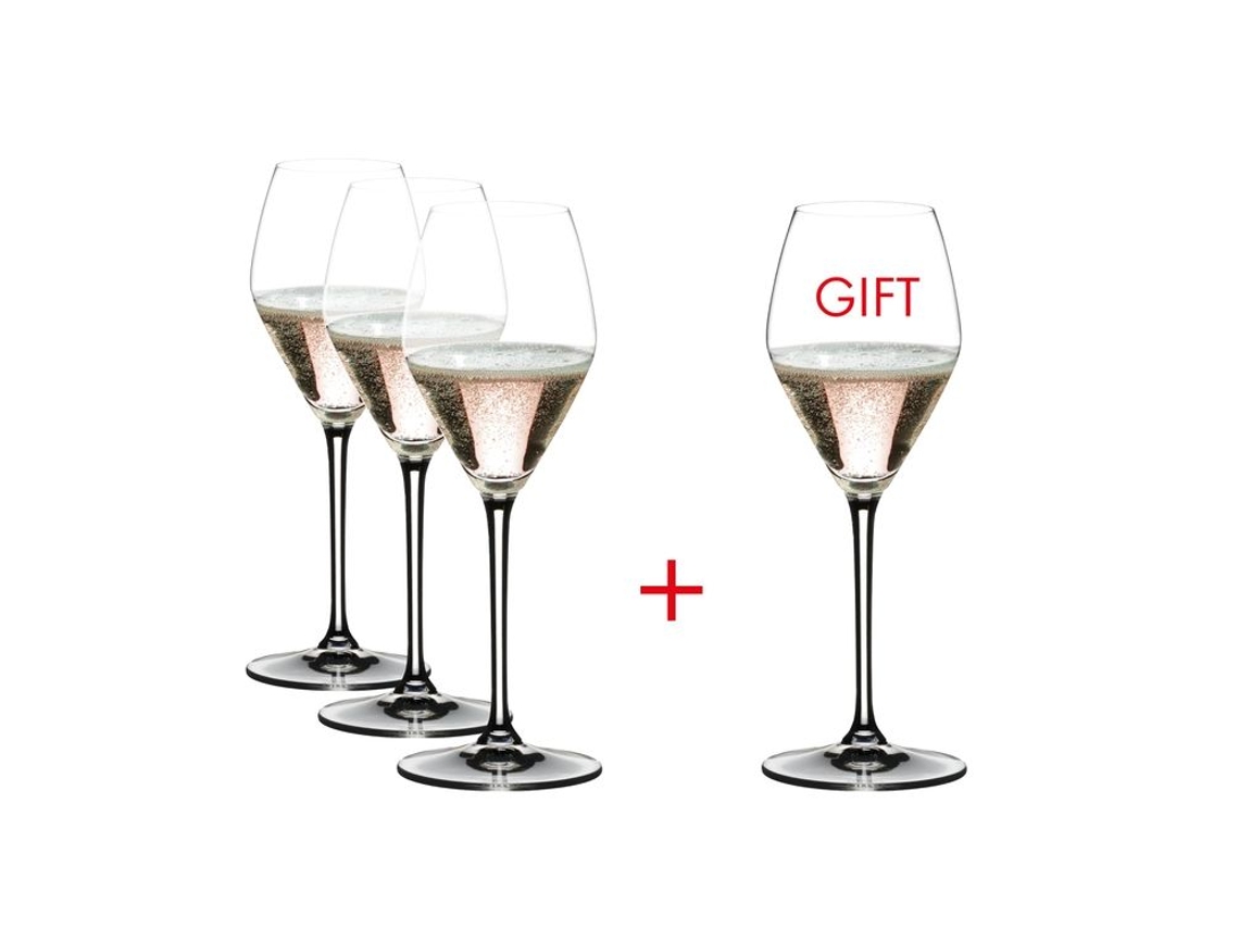 Set Di 4 Calici Extreme Champagne Rosè Riedel