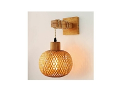 Aplique De Pared Para Dormitorio – Lámpara De Pared De Madera Para Salón Y Pasillo.
