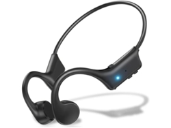 Auriculares Condução Óssea Desportivos Sem Fios Orelha Aberta Atualizados Yizhood Bluetooth Negro