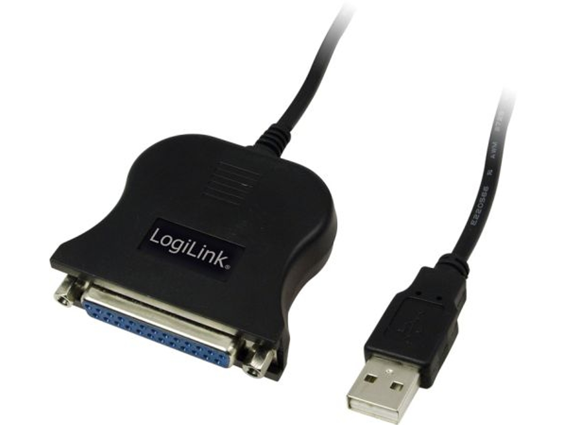 Adaptador USB a Macho para Puerto Paralelo D-Sub 25Pin N/A
