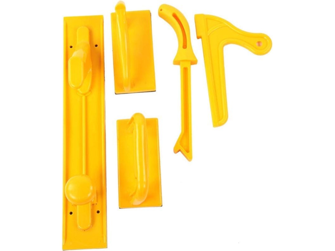 2026-bloques Y Palos De Empuje Seguros 5pcs Herramientas Para Mesa De Router Madera