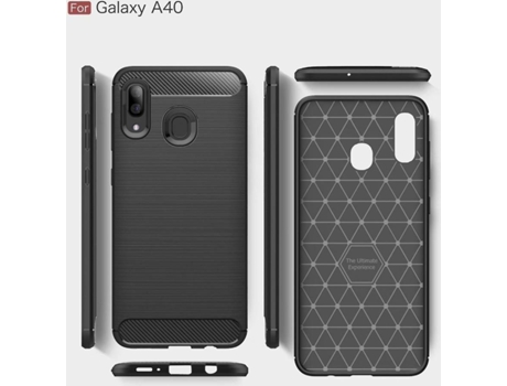 Carcasa Samsung Galaxy A40 Multi4you Gel TPU Carbono Negro