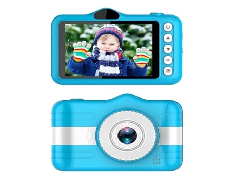 Mini Cámara de Video SLOWMOOSE Recargable para Niños Azul