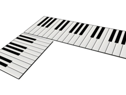 Juego De 2 Alfombras Para 1 Esquina K ̈1che Lufer F Che Flur Klavier 40 X 60 Cm Y 120