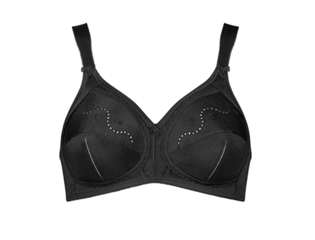 Sujetador de Mujer TRIUMPH Doreen Algodón Negro (105 cm E)