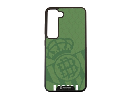 Funda Móvil Oficial Real Betis Fc para Samsung Galaxy S23 PHONECASES3D Piel Sintética Negro