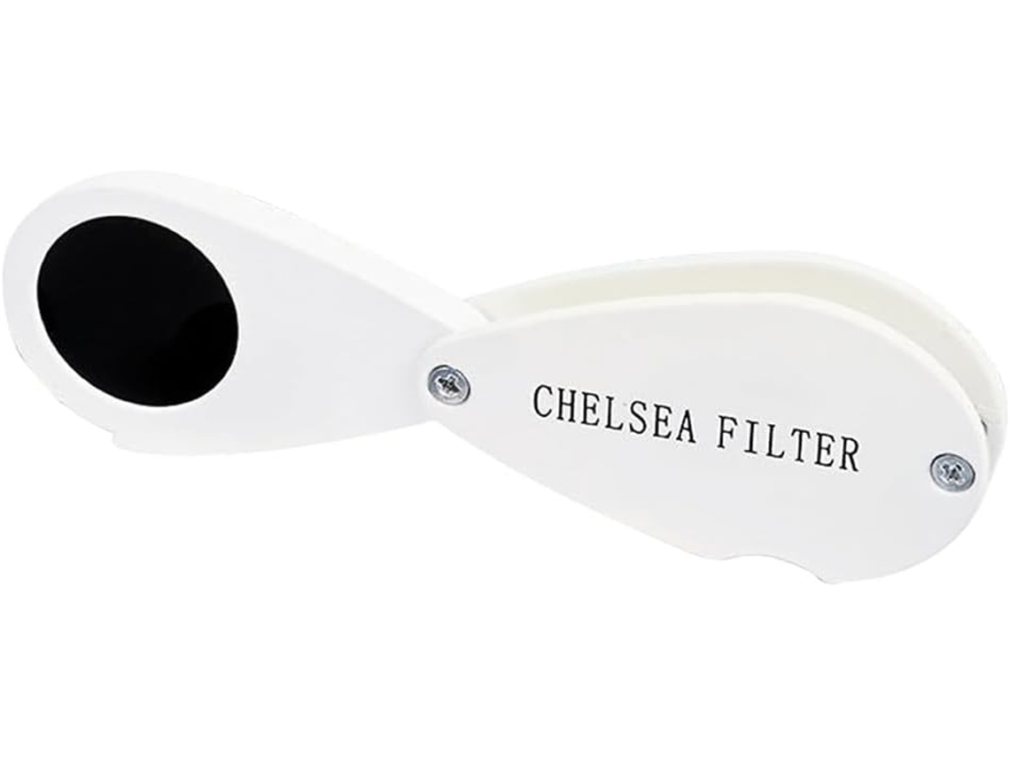 Lupa para joyería Chelseas Jadelite de 35x con lente doble plegable y filtro de reloj Gokoco