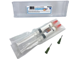 CS-FLUX 10 g (2 * 5 g) Flujo líquido sin plomo y sin halógenos de baja viscosidad para retrabajo de componentes BGA Reballing Reflow Ideal para reparaciones de GPU VGA y microsoldadura