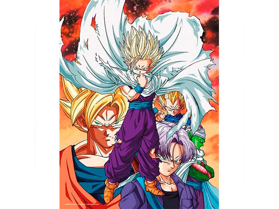 Carteles SD TOYS Pôster de cristal dragon ball z heroes vs cell