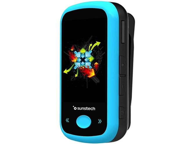 Reproductor MP4 SUNSTECH IBIZABT4GB 4 GB Negro y Azul