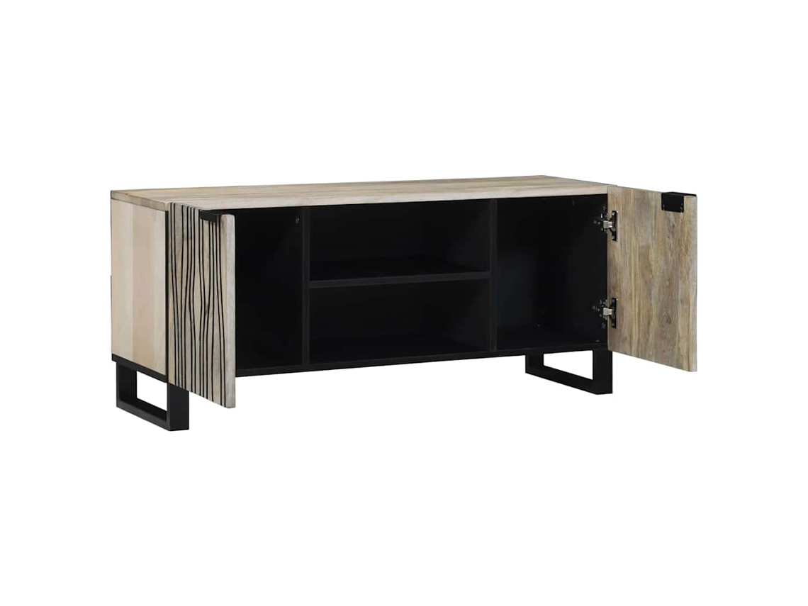 Muebles de TV blancos 105x33x46 cm Madera procesada MAISON EXCLUSIVE