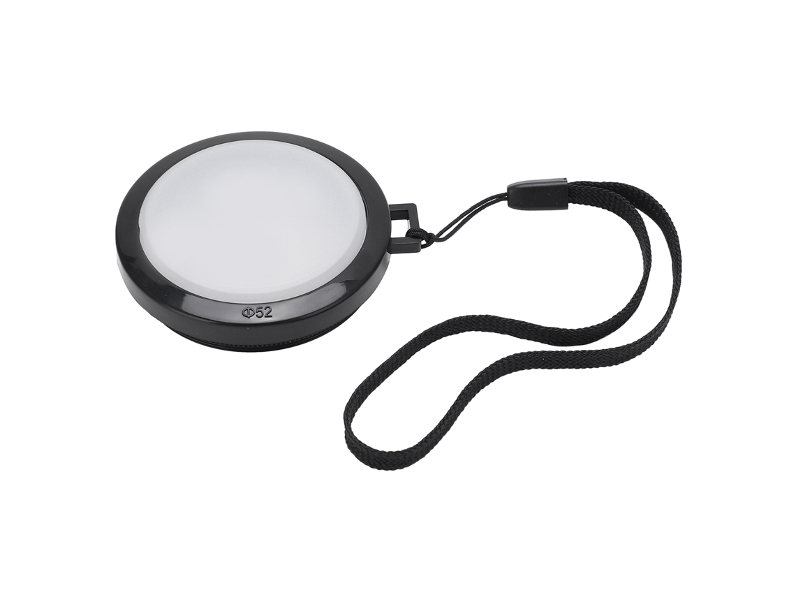 2026-tapa De Objetivo De Equilibrio Blancofor Cámara Con Anillo Adaptador Accesorio De Cámara