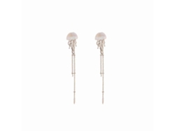 Pendientes largos con borla de medusa, brillantes, exclusivos y elegantes de Rosewell