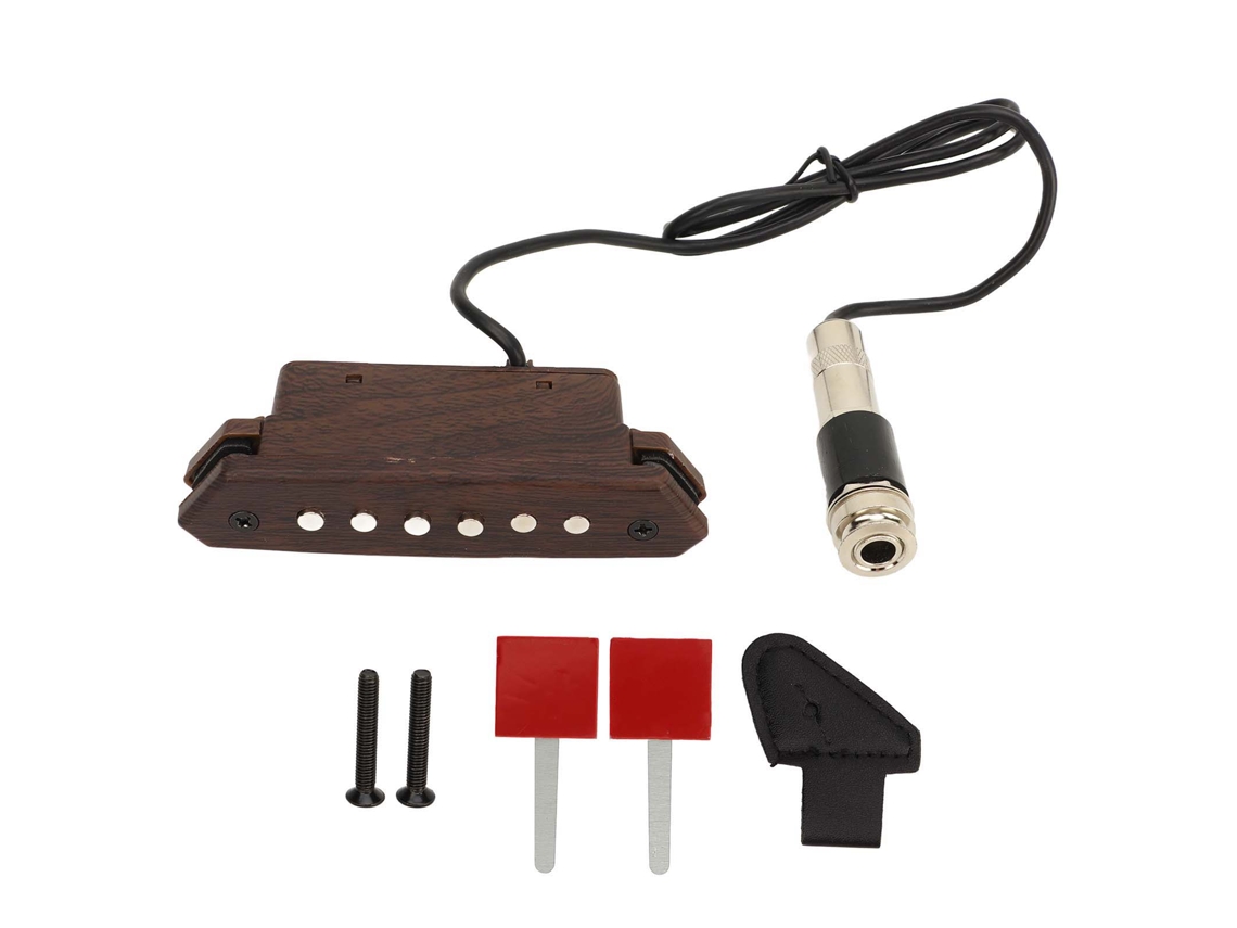 Kit De Pastillas De Repuesto Para Guitarra Acústica, Reducción De Ruido Sin Necesidad De Taladrar, Bobina De Voz Doble, Amplificador