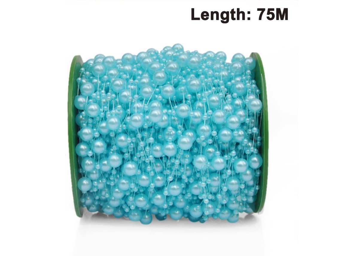 Collar De Perlas Sintéticas De 75 Metros De Largo, Ideal Para Manualidades Y Decoración, Ergonómico Y Para Uso Diario.