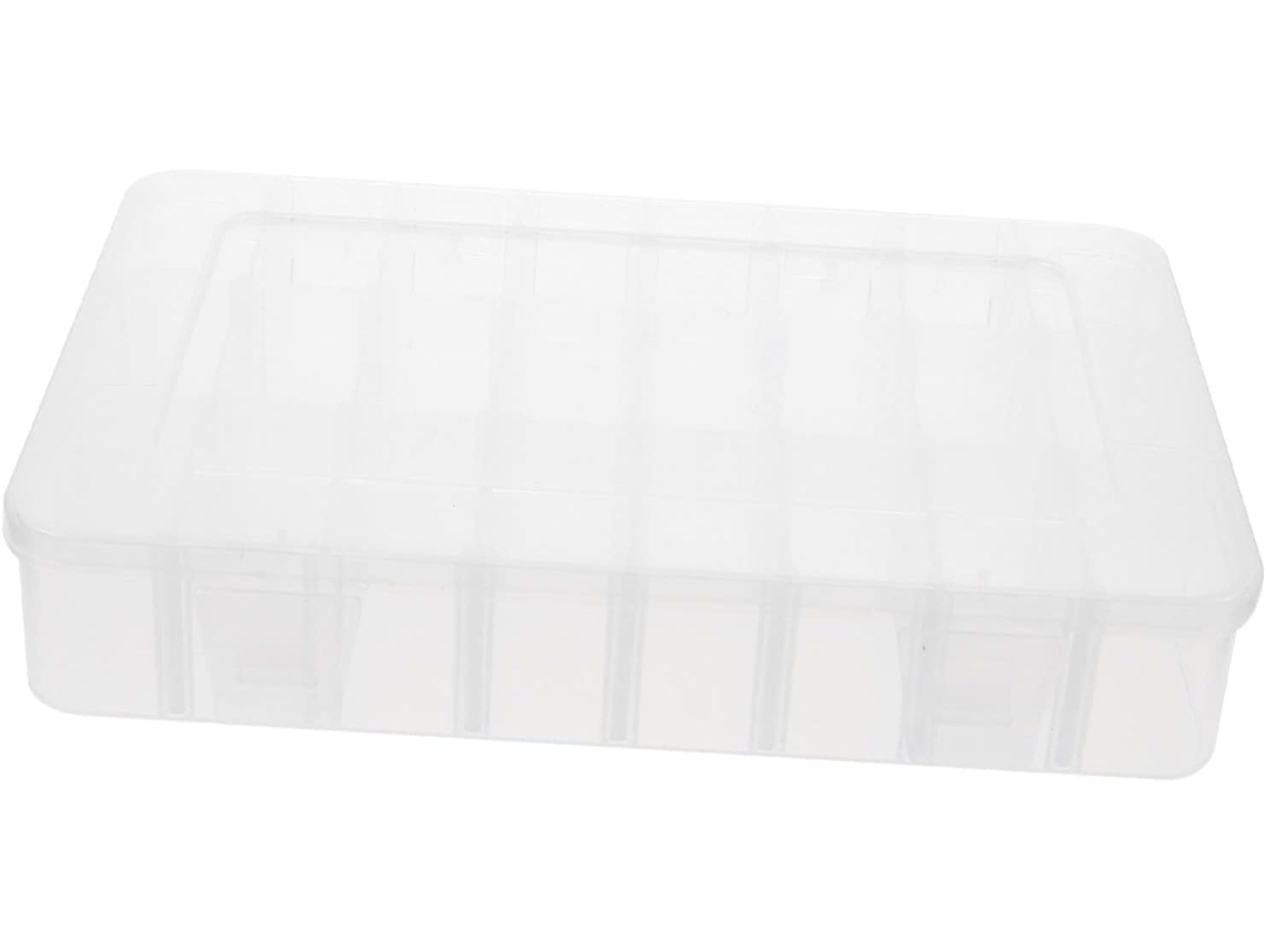Caja organizadora de plástico Slowmoose para costura, con separadores extraíbles.