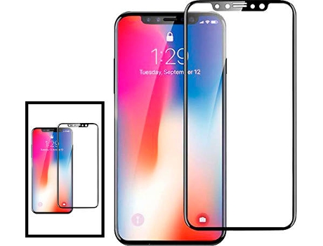 Kit 2x Protector de Pantalla Cristal Templado iPhone XR PHONECARE Full Cover