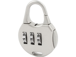 Candado De Seguridad Para Equipaje Con Combinación De 3 Dígitos, Color Caqui Claro.