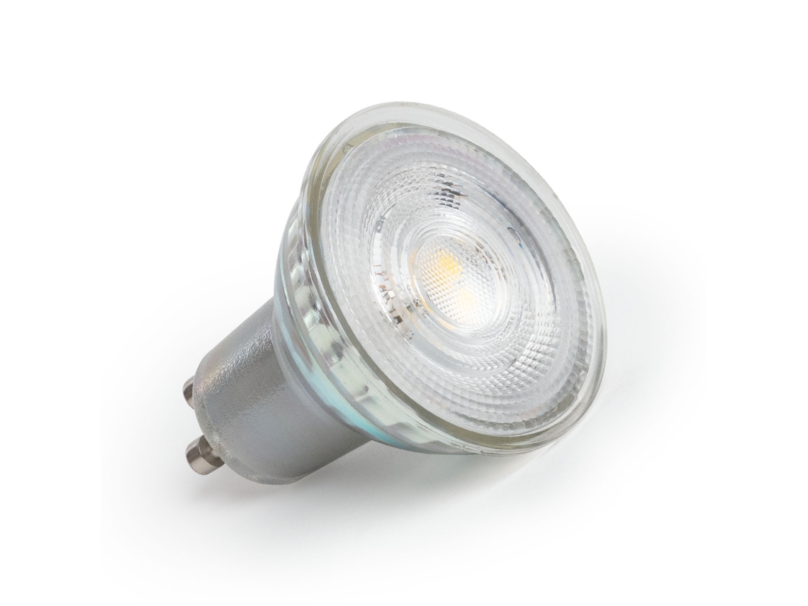Bombilla Led Gu10 7w 700 Lm Cristal 38º No Flicker 6000k Branco Frio