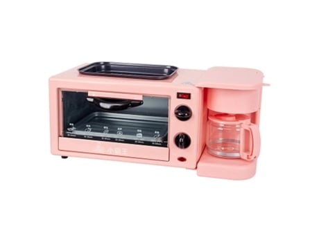 Mini horno + Cafetera WEIMAI 3 en 1 Rosa