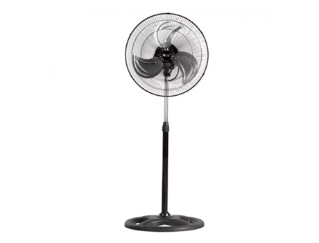 Ventilador de pie 18'' pulgadas metálico aspa giratorio 3 velocidades silencioso.
