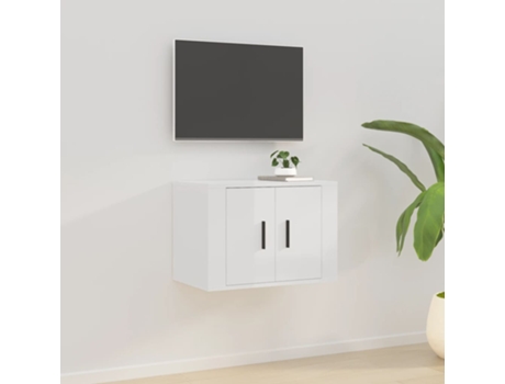 Mueble De Tv De Pared VIDAXL Blanco Madera contrachapada (57x34.5x40 )