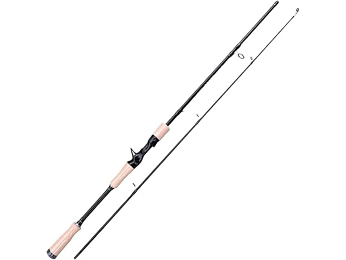Caña De Pescar Ultraligera Carbono Ml, 2 Secciones, Para Señuelos Viaje, 1,8 M, 0,65 M