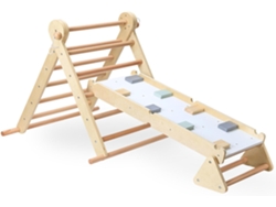 Juego de altura Air, Wall, Balance Pod, Pikler Triangle 3 niveles, hasta 50 kg Mamabrum