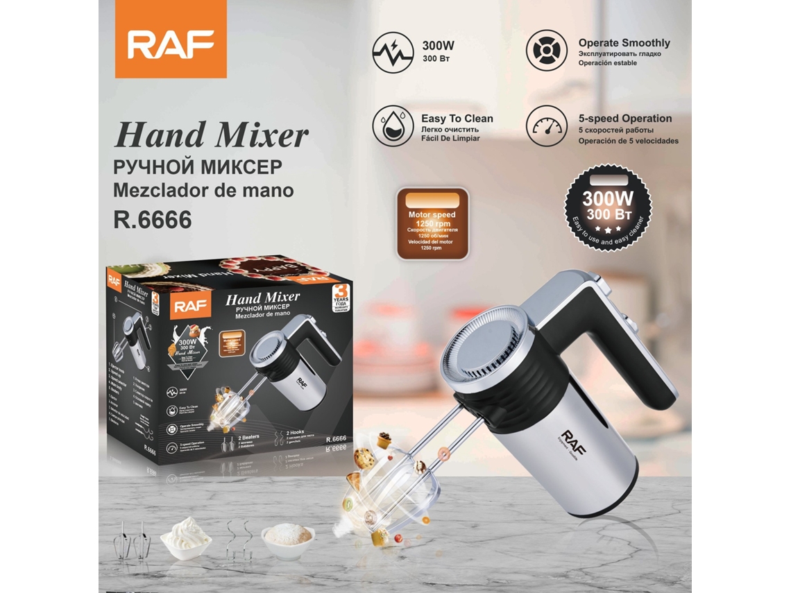 Batidora de huevos estándar europea con 5 velocidades, batidora doméstica, batidora automática para nata montada, Mdug