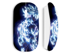 Ratón inalámbrico Ultra Instinct Goku de Dragon Ball Z en color blanco brillante Maniacase