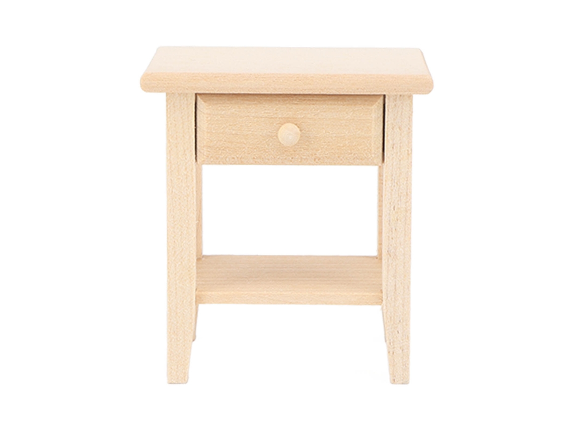 Minimueble Auxiliar De Madera Para Decoración De Casa De Muñecas Escala 1:12