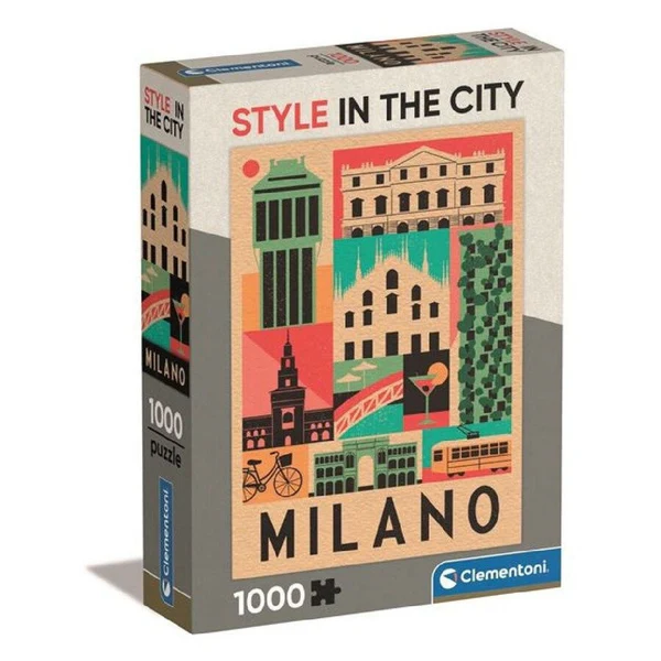 Clementoni Juego Puzzle 1000 Piezas Milano