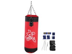 Saco de Boxeo Vacío para Entrenamiento 71, Puñetazos y Patadas, Karate, Lucha, con Guantes Eioororriy