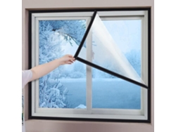 Kit De Aislamiento Térmico Para Ventanas Invierno, Lámina Aislante Transparente Ventanas, Térmica Alta Dura...