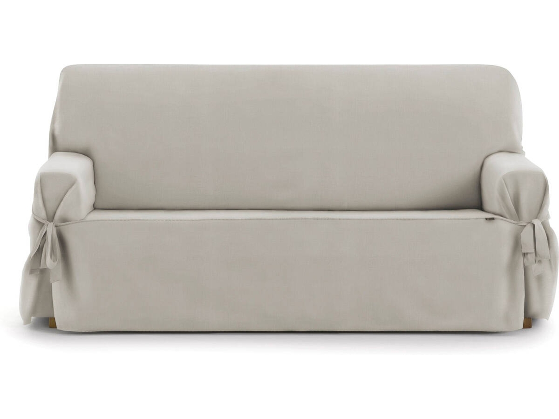 Funda de Sofá 2 Plazas EYSA Levante (110 x 70 x 180 cm - Algodón y Poliéster - Taupe)