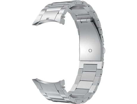 Correa de aleación de aluminio aleación de titanio para Samsung Galaxy Watch 5/4 40mm 44mm/Watch 5 Pro 45mm/Watch 4 Classic 42mm 46mm - plata