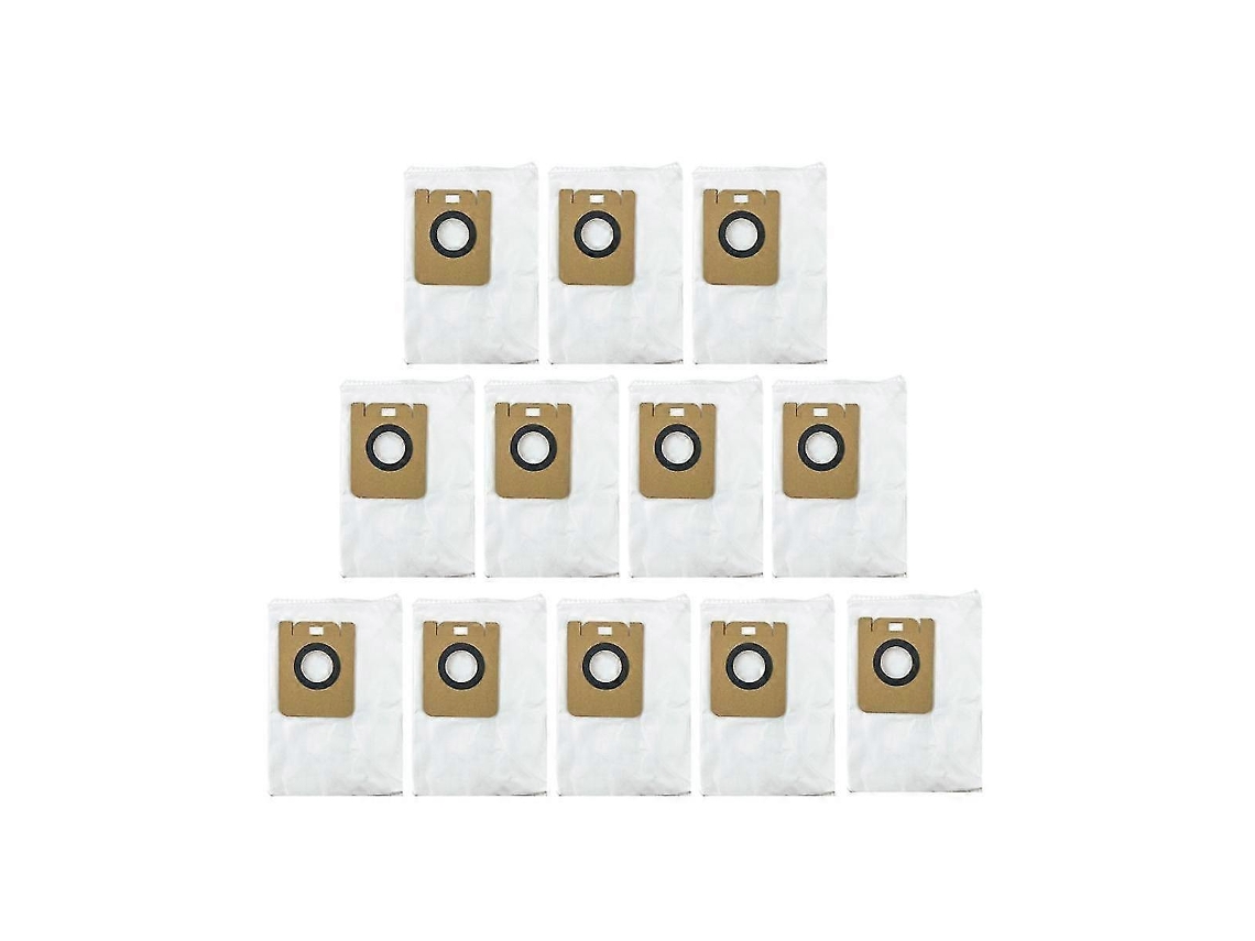 12pcs Dust Bag For Bot Z10 Pro / L10 Plus Auto-empty Robot Vacuum Cleaner Replacement Spare Parts