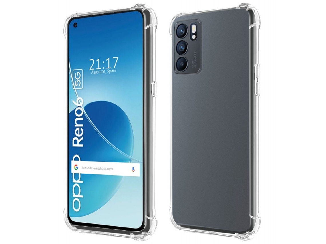 Carcasa Oppo Reno 6 5G TUMUNDOSMARTPHONE Antigolpes Transparente