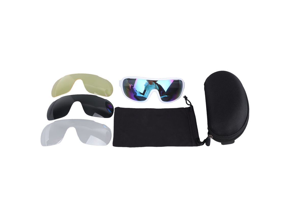 Gafas De Ciclismo Con 3 Lentes Intercambiables, Gafas Deportivas Ajustables Para Ciclismo Y Actividades Al Aire Libre.