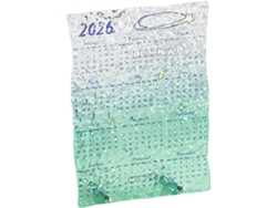 Calendario De Escritorio 2026 - Agenda Artística De Acrílico Transparente 12 Páginas Con Luces Para El Hogar