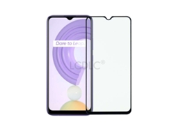 Cristal Templado Completo Negro Para Realme C21
